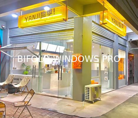 folding window aluminum balcony vertucal