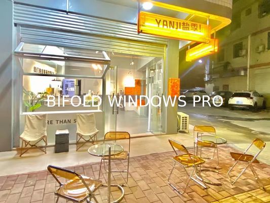 folding window aluminum balcony vertucal