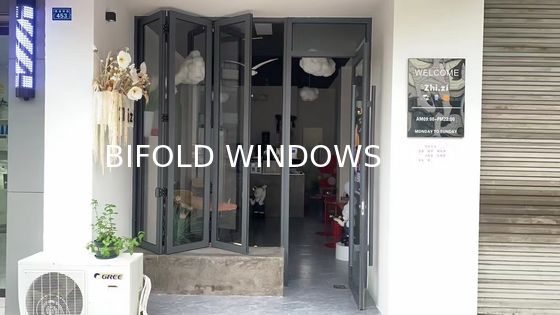 folding window aluminum balcony vertucal