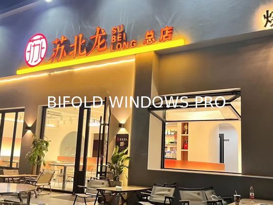folding window aluminum balcony vertucal