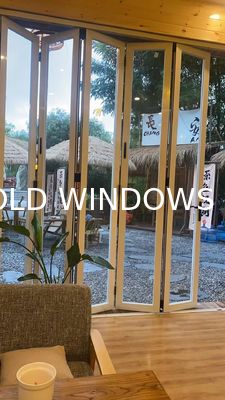 folding window aluminum balcony vertucal