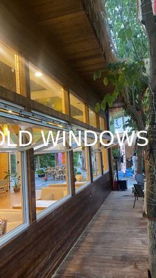 folding window aluminum balcony vertucal