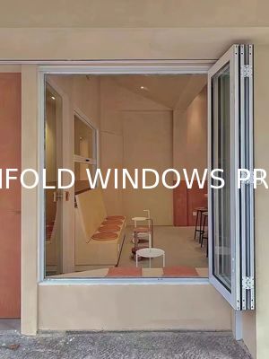 folding window aluminum balcony vertucal