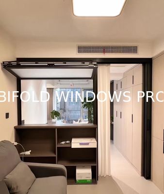 folding window aluminum balcony vertucal
