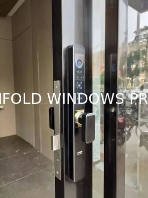 folding window aluminum balcony vertucal