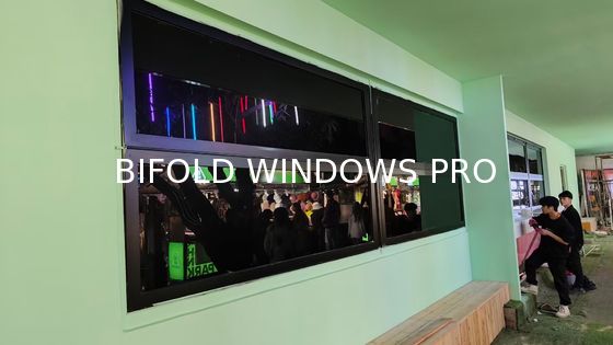 folding window aluminum balcony vertucal