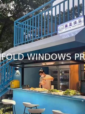 folding window aluminum balcony vertucal