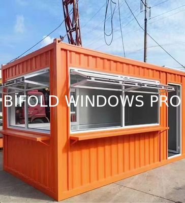 folding window aluminum balcony vertucal