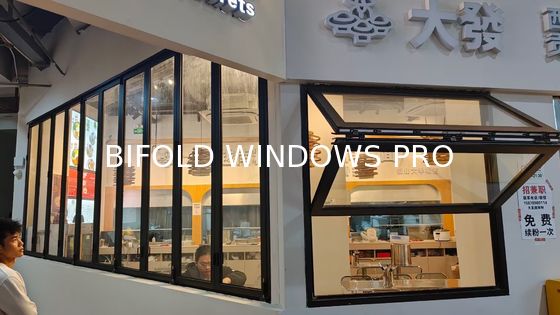 folding window aluminum balcony vertucal