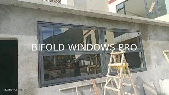 folding window aluminum balcony vertucal