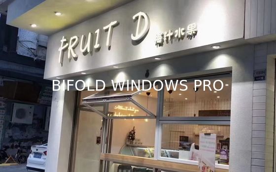 folding window aluminum balcony vertucal