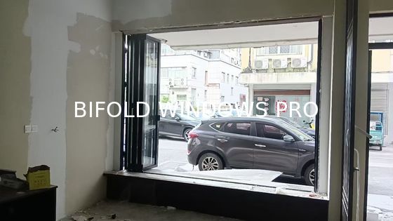 folding window aluminum balcony vertucal