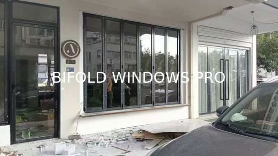 folding window aluminum balcony vertucal