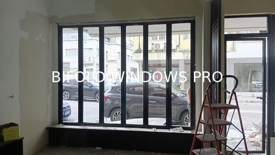 folding window aluminum balcony vertucal