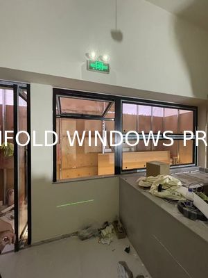 folding window aluminum balcony vertucal