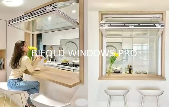 folding window aluminum balcony vertucal
