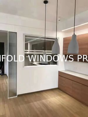 folding window aluminum balcony vertucal