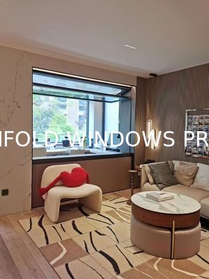folding window aluminum balcony vertucal
