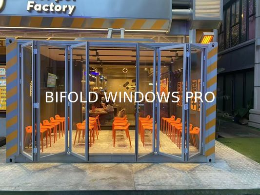 folding window aluminum balcony vertucal