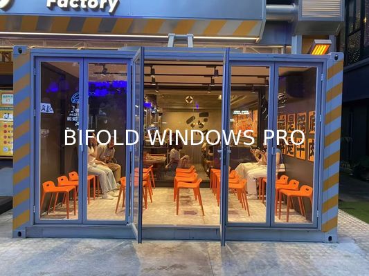 folding window aluminum balcony vertucal