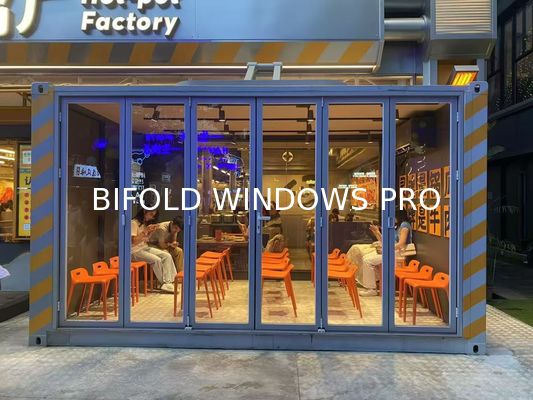 folding window aluminum balcony vertucal