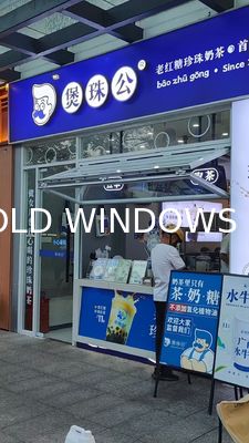 folding window aluminum balcony vertucal