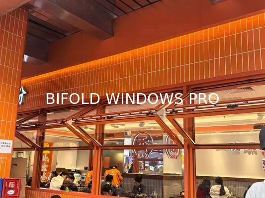 folding window aluminum balcony vertucal