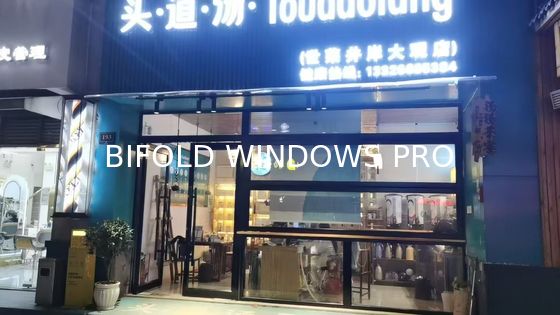 folding window aluminum balcony vertucal