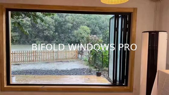 folding window aluminum balcony vertucal