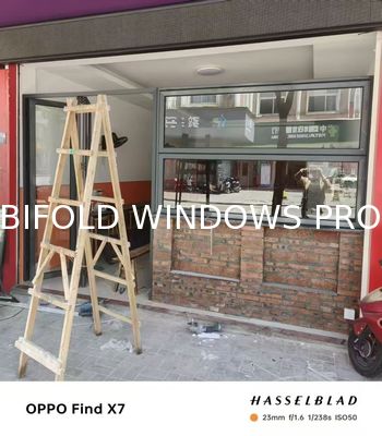 folding window aluminum balcony vertucal
