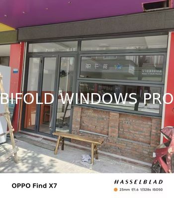 folding window aluminum balcony vertucal