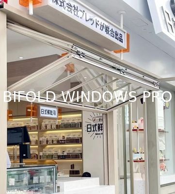 folding window aluminum balcony vertucal