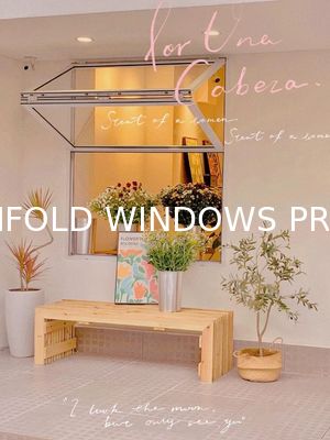 folding window aluminum balcony vertucal