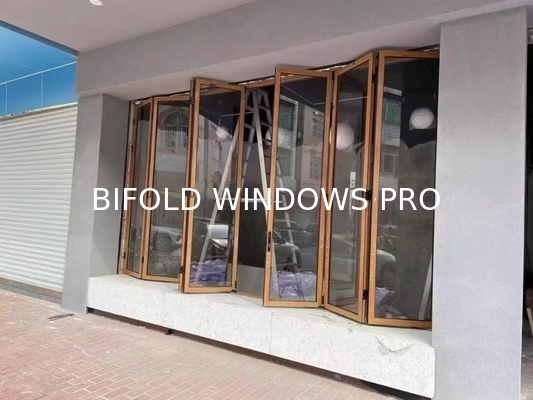 DERCHI S9 Series Thermal Break Casement Windows for Villa Horizontal Opening Pattern Easy to Operate Heat Insulation 5