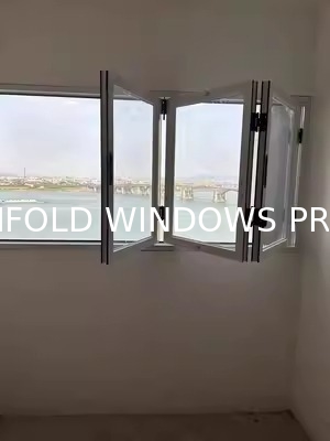 DERCHI S9 Series Thermal Break Casement Windows for Villa Horizontal Opening Pattern Easy to Operate Heat Insulation 5