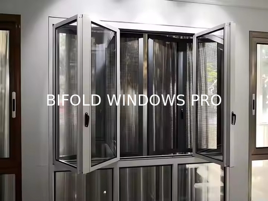 High-quality Aluminum Alloy Folding Window Set Modern Home Apartment Balcony Aluminum-Glass Sliding Bifold Window
