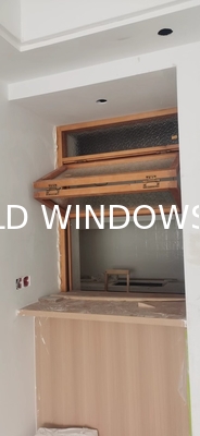 Manually Operated Aluminium Glass Folding Windows Horizontal Folding Local Window Aluminium Bifold Windows