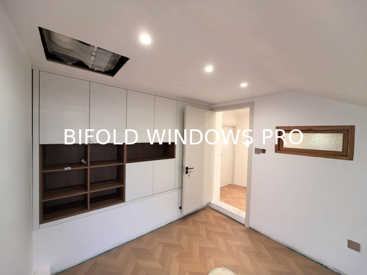 Fangde Customized Size Fold up Glass Manual Aluminium Folding Window