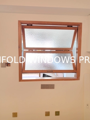Fangde Customized Size Fold up Glass Manual Aluminium Folding Window