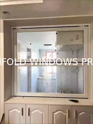 Factory Custom Thermal Windows Double Glazed Folding Sliding Window Aluminium Tempered Glass Bifold Windows