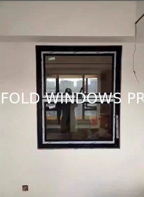 Powder coated casement windows with swing open style and WEHAG hardware for modern villa with easy installation and 5-