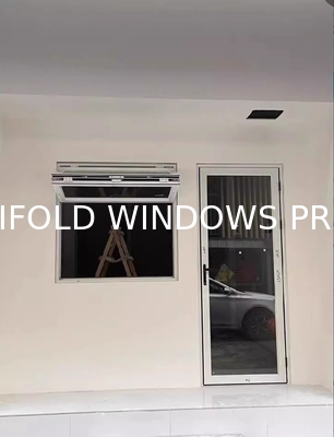 Powder coated casement windows with swing open style and WEHAG hardware for modern villa with easy installation and 5-