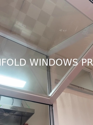 DERCHI Bifold Windows with Low-E Glass and Triple Insulated Glass for Heat Insulation in Residential House