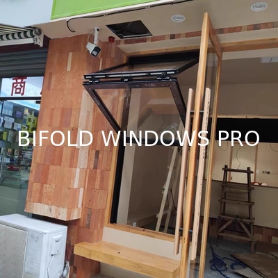 DERCHI Bifold Windows with Low-E Glass and Triple Insulated Glass for Heat Insulation in Residential House