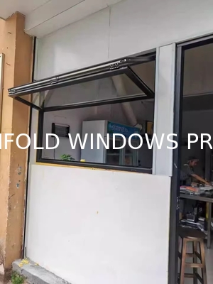 DERCHI S9 Series Thermal Break Casement Windows for Modern Villas Screen and Easy Installation Aluminum Alloy Material 5 Energy Star Qualified Customizable Size and Color Graphic
