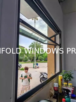 DERCHI S9 Series Thermal Break Casement Windows for Modern Villas Screen and Easy Installation Aluminum Alloy Material 5 Energy Star Qualified Customizable Size and Color Graphic