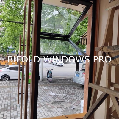 DERCHI Bifold Windows with Low-E Glass and Triple Insulated Glass for Heat Insulation in Residential House