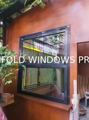 Large Modern Internal Lockable Accordion Sliding Aluminum Bifold Folding Double Glass
