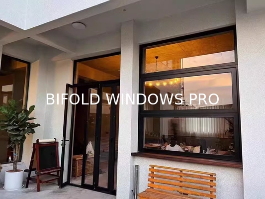 Folding Window Aluminium Glass windows Horizontal Folding windows Bi Fold Window aluminum casement windows square meters