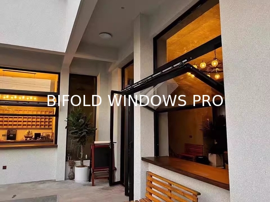 Folding Window Aluminium Glass windows Horizontal Folding windows Bi Fold Window aluminum casement windows square meters
